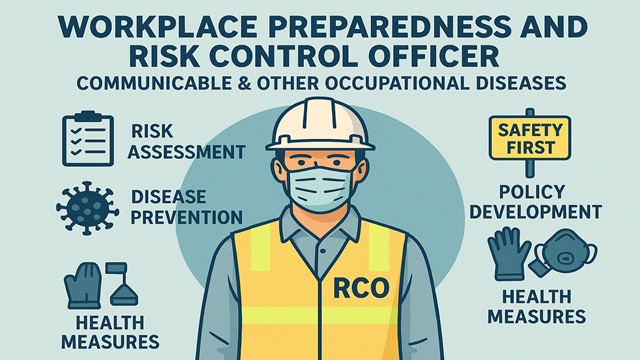 Workplace Preparedness and Risk Control Officer: Communicable and Other Occupational Diseases