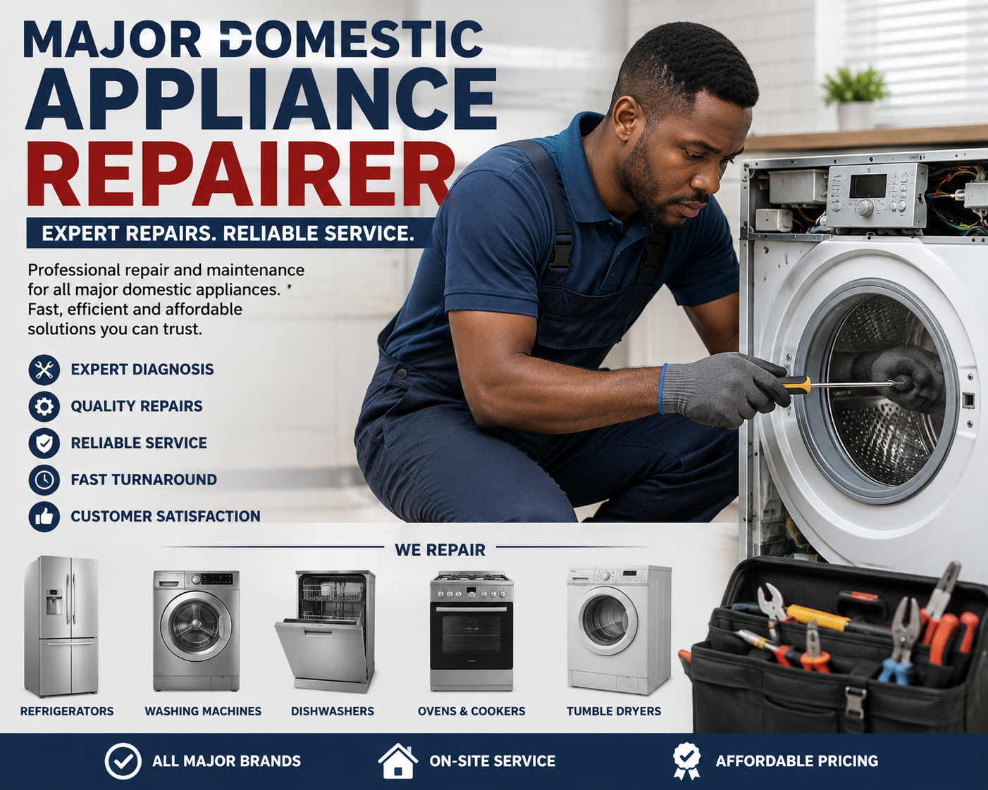Major Domestic Appliance Repairer