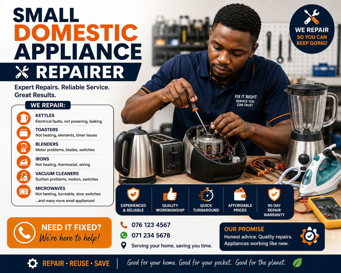Small Domestic Appliance Repairer