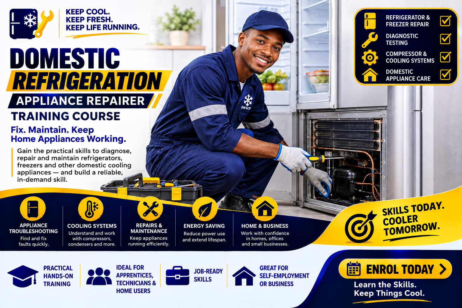 Domestic Refrigeration Appliance Repairer